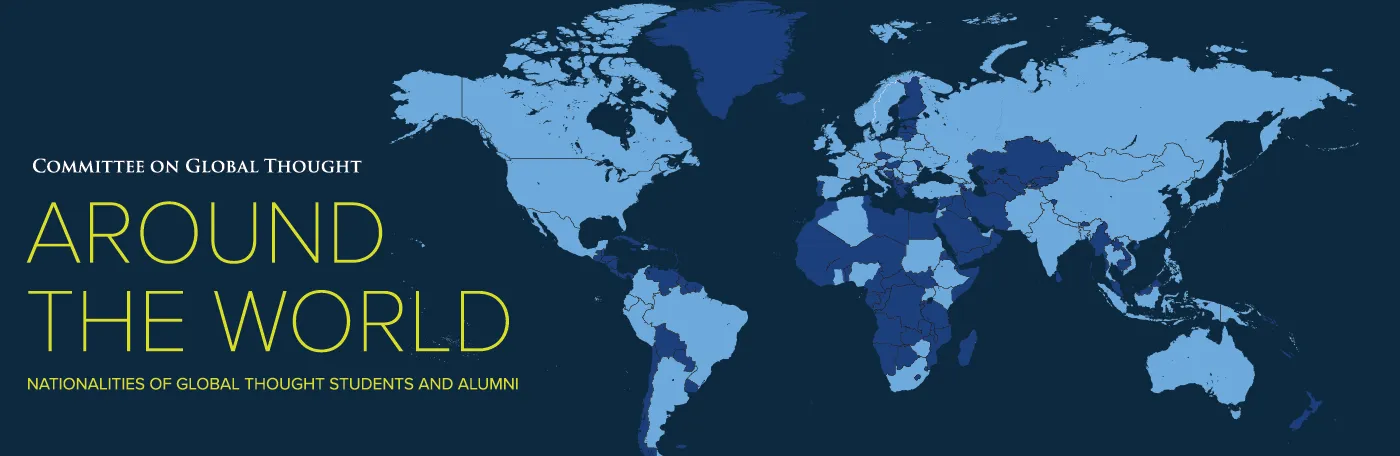 Committee on Global Thought Around the World, Nationalities of Global Thought Students and Alumni