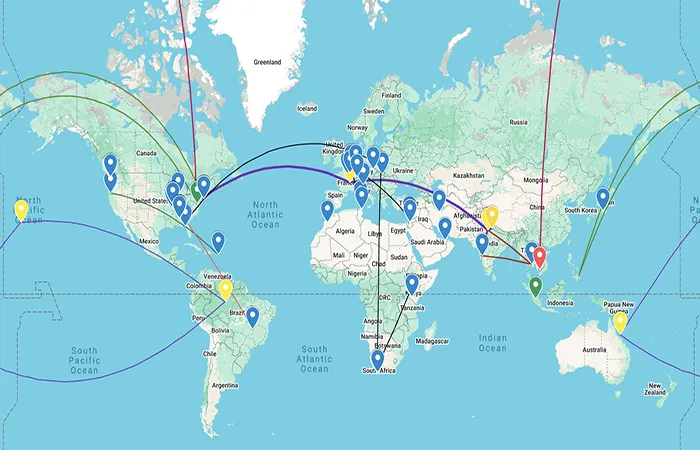 UCGT Digital Map of 2024-2025