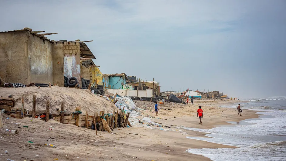 Ghana Beach Property Ravaged by Climate Change